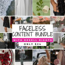 Faceless Content Bundle with Resell Rights